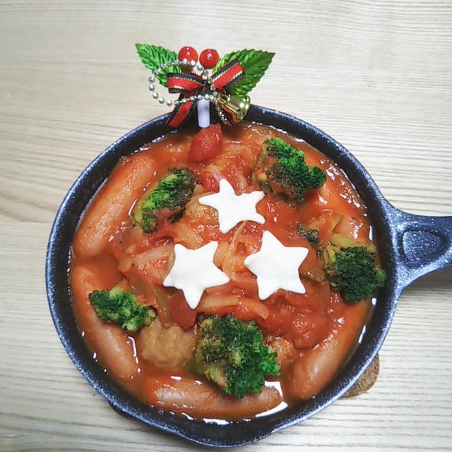 忙しいクリスマスにピッタリ メリクリトマト煮込み By えりりんさん レシピブログ 料理ブログのレシピ満載