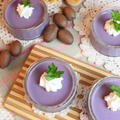 紫芋のパンナコッタ