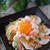簡単美味しい♪サーモンと長芋のユッケ風