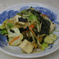 豆腐野菜炒め