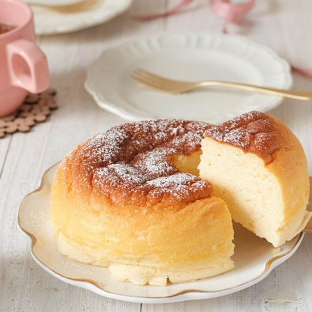 【レシピ掲載】炊飯器でカンタン♪スライスチーズで作る米粉チーズケーキ（パンケーキミックスのレシピ