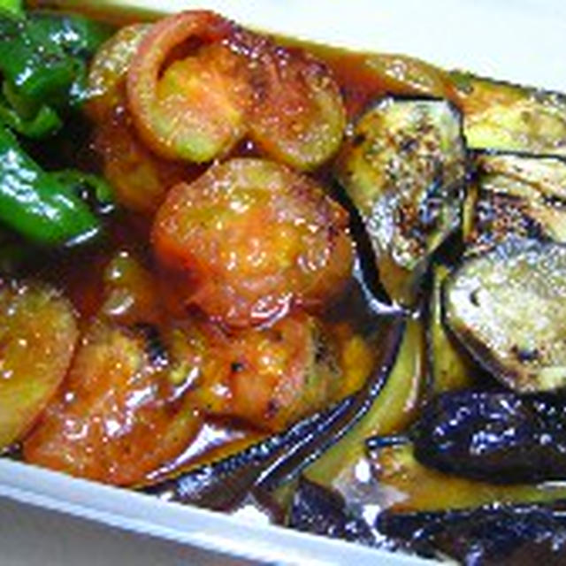 焼き野菜酢醤油漬け