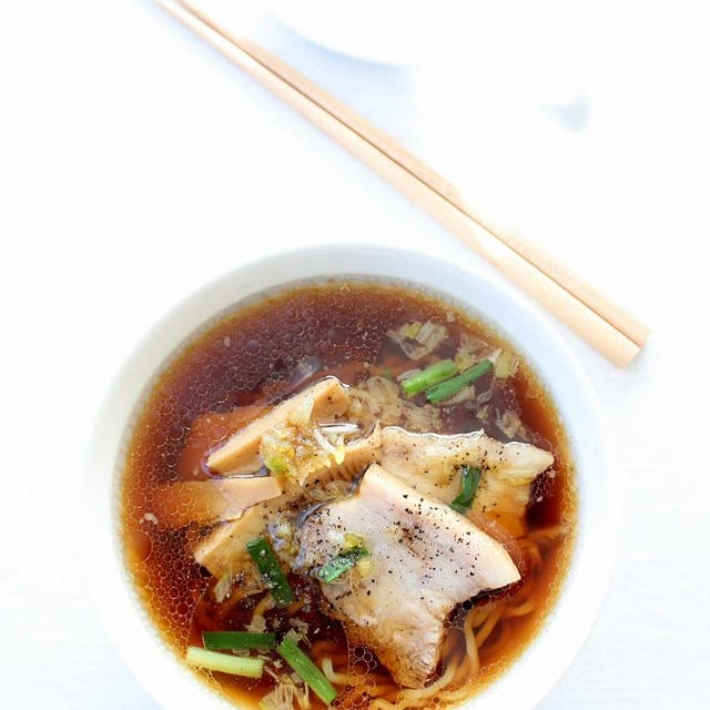 手作りで安心美味しい♪我が家の【醤油ラーメン】