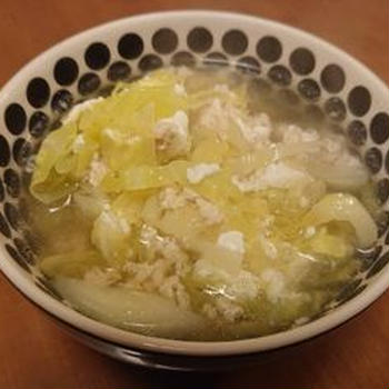 三國シェフの冬キャベツの食べるスープ