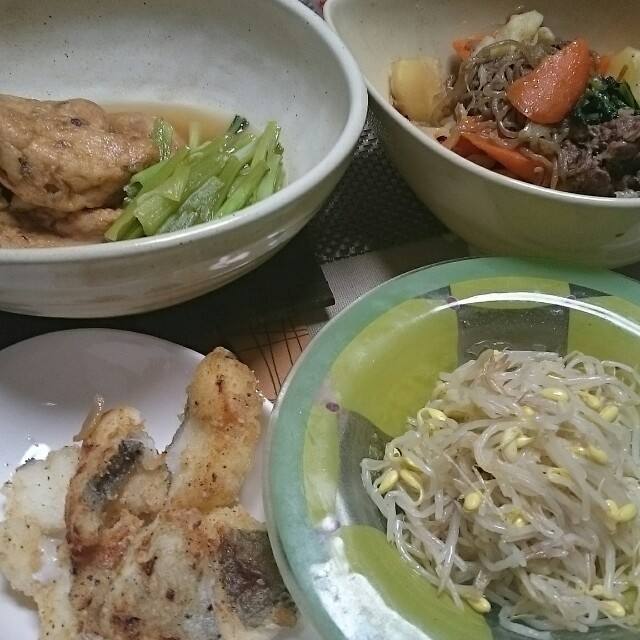 生鱈のレモンペパーソテー他