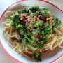 納豆と紫蘇の和風パスタ
