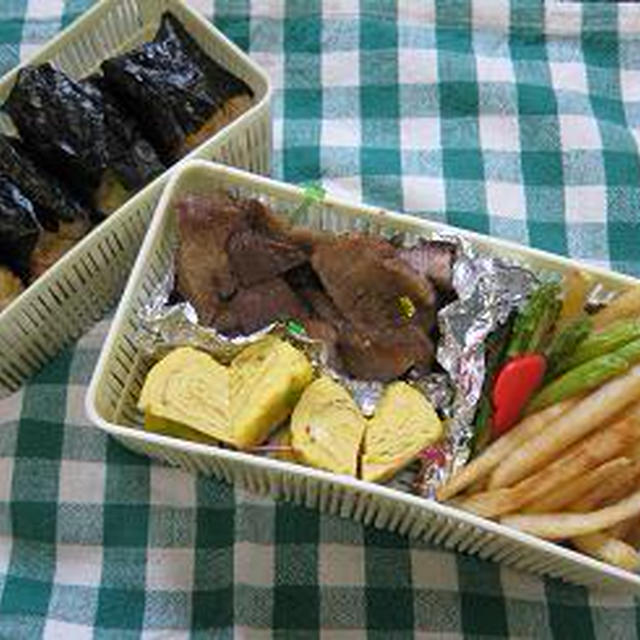野球観戦のお弁当♪