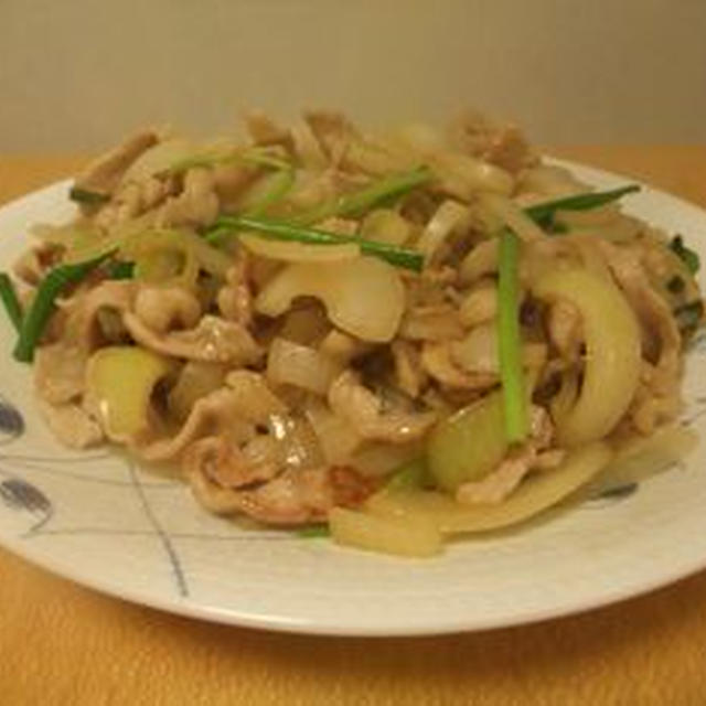 豚肉と玉ねぎの炒めもの