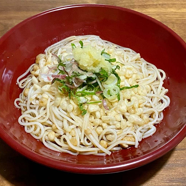 ぶっかけたぬき素麺