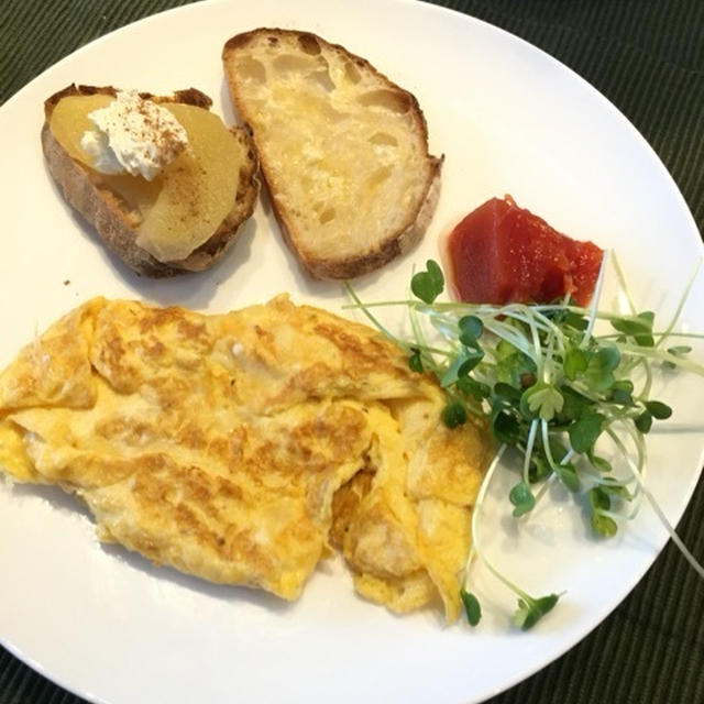 カフェっぽい朝食を