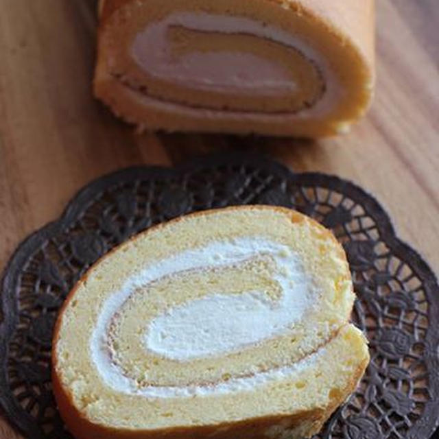 ロールケーキつくりました