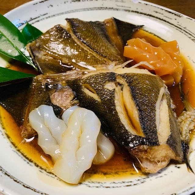鰈の炊いたん　/　手綱こんにゃくの炊いたん