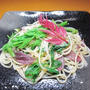 中国山菜チャンチンパスタと山菜のマヨチーズ焼き～ｖ（＾０＾）/
