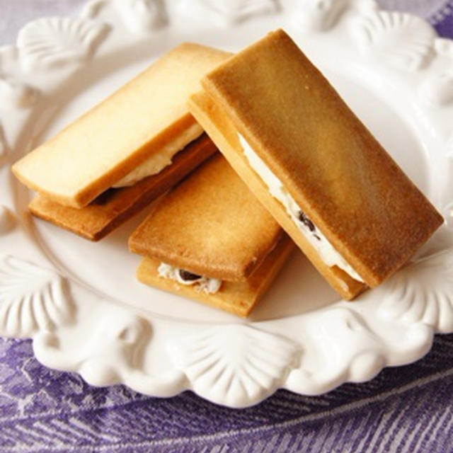 レーズンサンドとチョコサンド