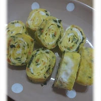 「丸美屋　混ぜ込みわかめ」で卵焼き♪
