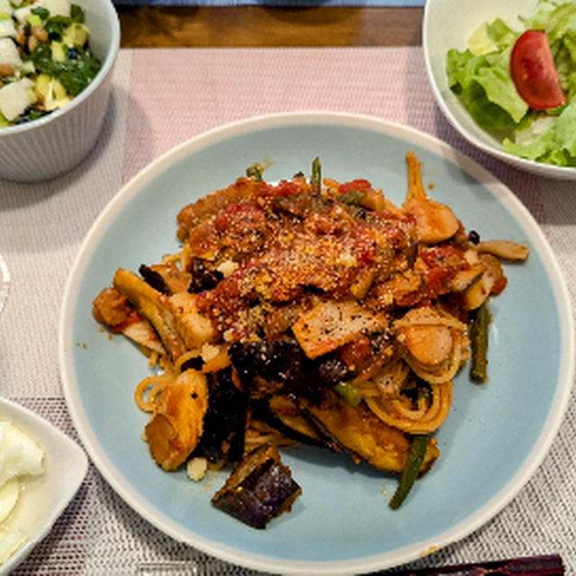 時間がなくてパスタ