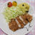 生ハムとチーズを挟んだ焼きトンカツ