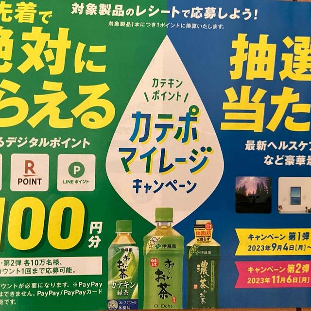 伊藤園　カテポマイレージキャンペーン