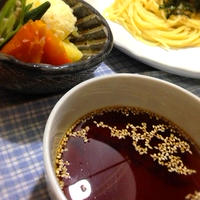 マ・マー早ゆでスパゲッティで「和風つけパス　温野菜添え」