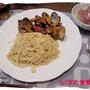 ヤリイカとあさりのパスタ定食♪