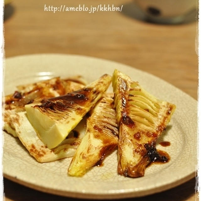 【筍ごはん、筍のステーキなど】