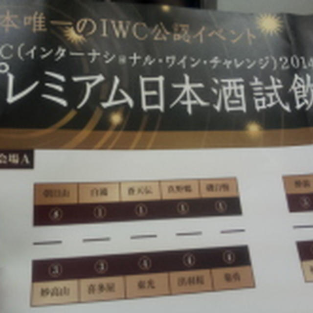 プレミアム日本酒試飲会