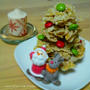お菓子のX'masツリー。