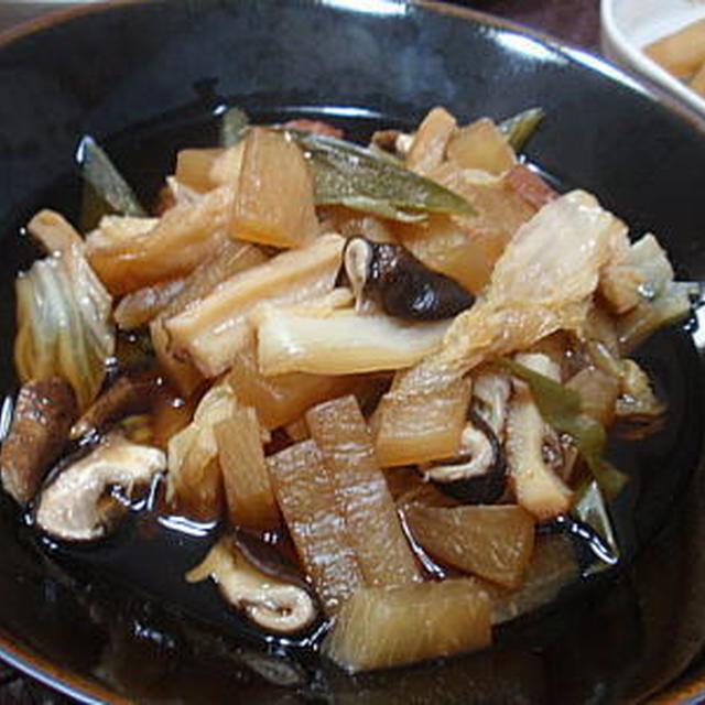 白菜と聖護院大根の簡単煮物（レシピ付）