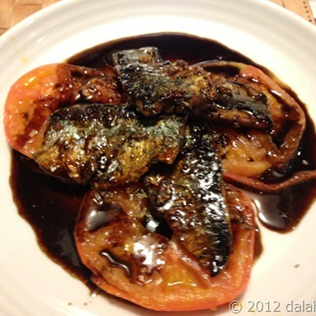 落合シェフの秋刀魚とトマトのイタリアンソテー