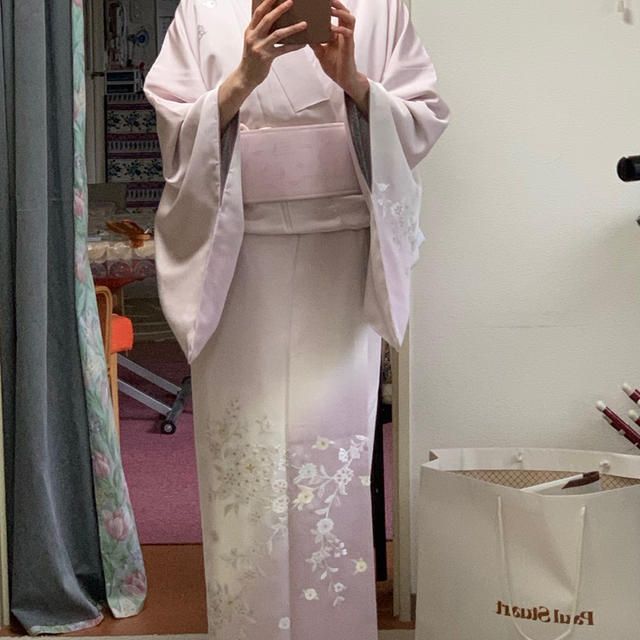 着付けを習いに～補正・胸ひもを結ぶ前～