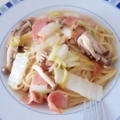 白菜たっぷり和風パスタ