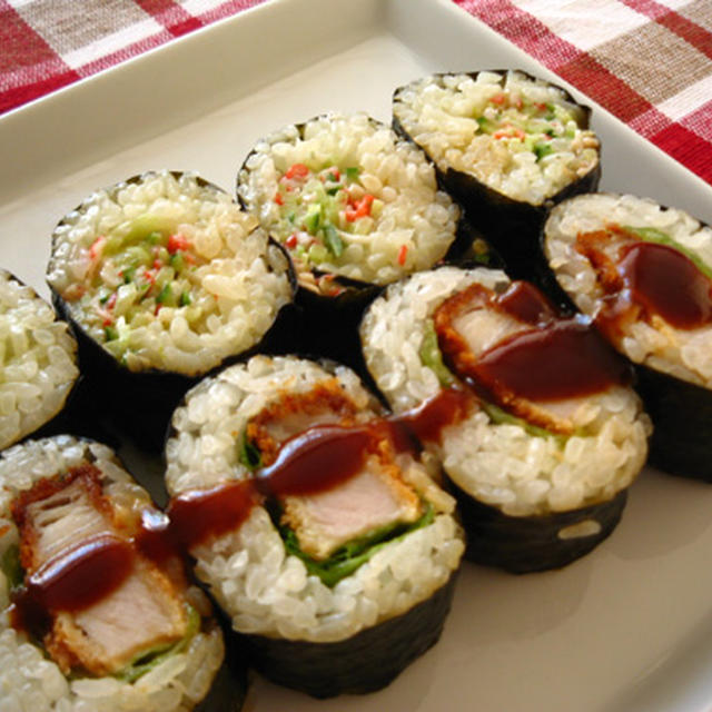 サラダ巻き＆とんかつ巻き