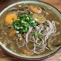 カレー蕎麦。梅仕事