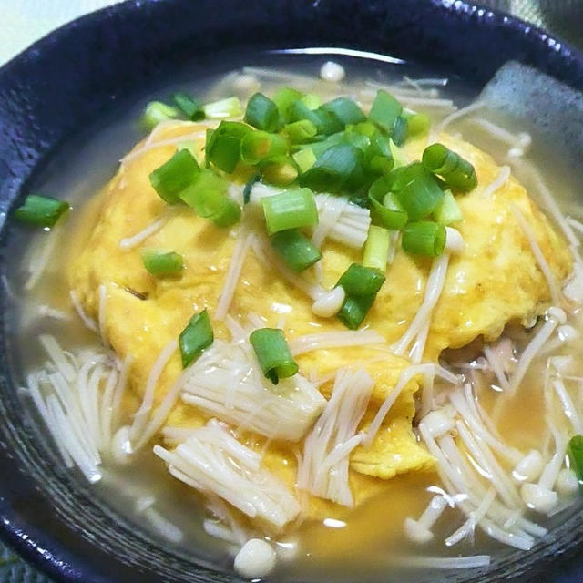 ツナの天津炒飯えのきあんかけ｜レシピ・作り方