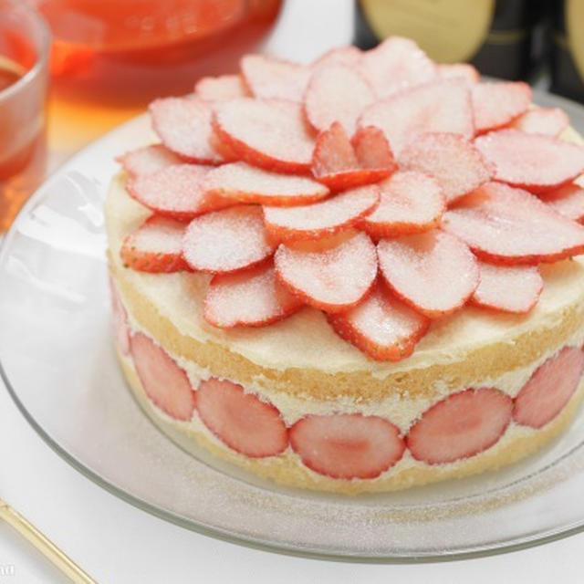 苺とカスタード・バターのケーキ、フレジェのレシピ