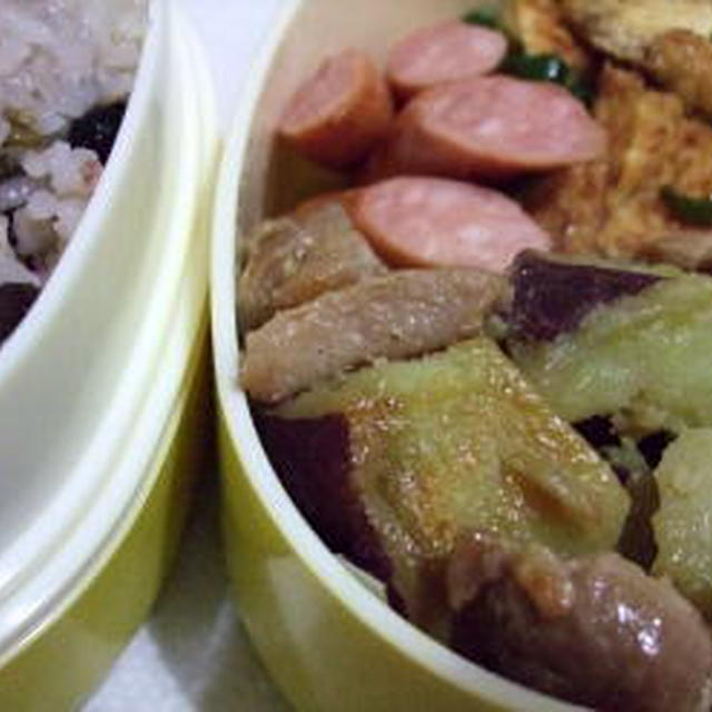 さつまいもと鶏肉の炒め煮