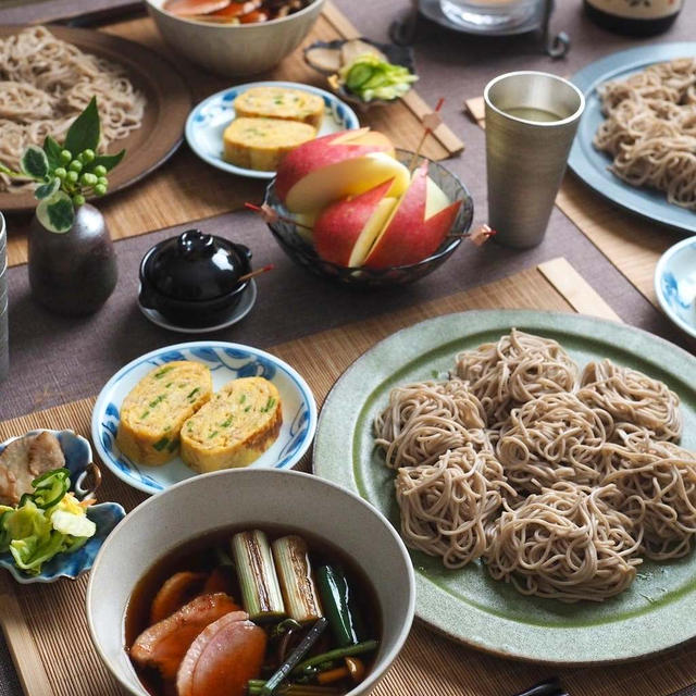 鴨せいろ風そばで晩ごはん♪