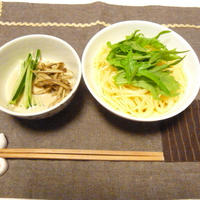 ごまだれでつけスパゲティ
