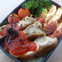 スパイシーチキンステーキのり弁当