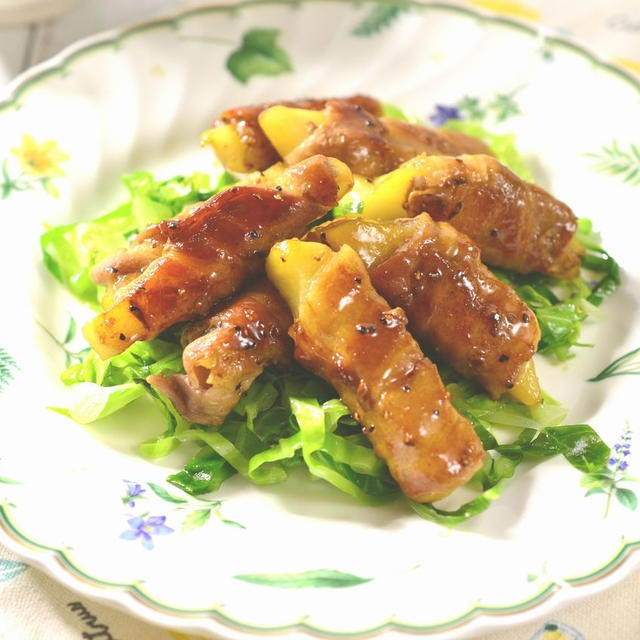 【豚バラのポテト巻き】コク旨なヤミツキおかず！