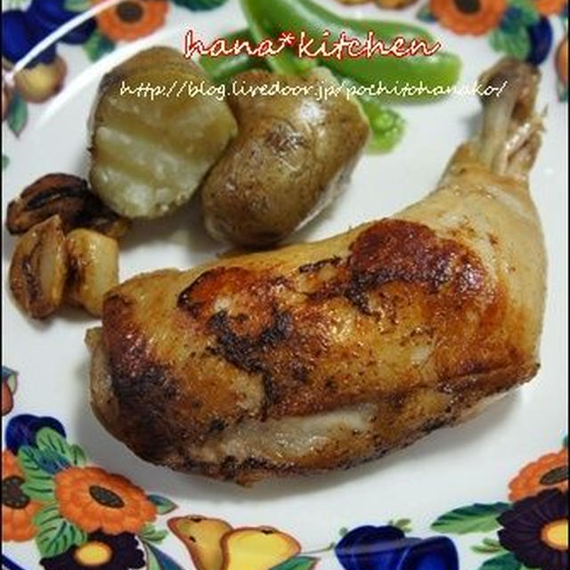 ＊クリスマスレシピ＊簡単おしゃれな鶏もも肉のコンフィ