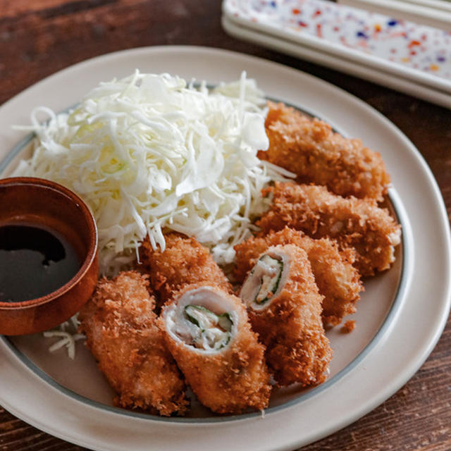これからの季節に！梅しそチーズのミルフィーユカツ♡
