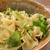 ちりめん山椒と三つ葉の和風パスタで朝ごはん