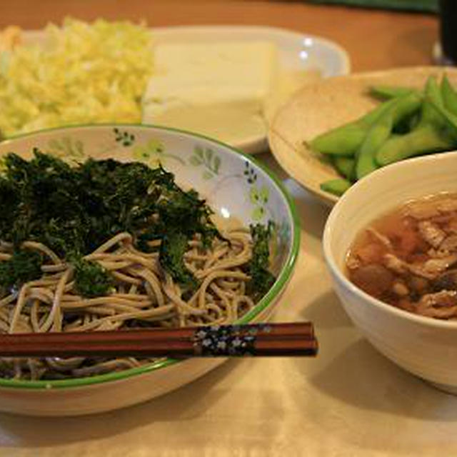 大島の あしたば蕎麦の夜ご飯 By りんりん さん レシピブログ 料理ブログのレシピ満載