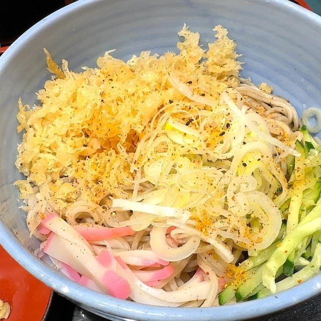 立ち蕎麦行脚「小諸そば三越前店の二枚冷したぬき」
