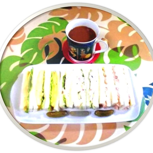 ブランチは、サンドイッチ