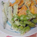 夏野菜の天ぷら３種♪