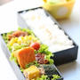 ♪　カラフル２色のズッキーニの肉詰めのお弁当　♪　