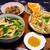 春の天麩羅とたぬきうどん（はなまるマーケット）