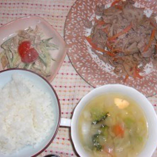 豚肉とレンコンの炒め物